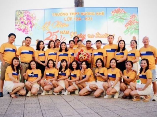 Các lớp hoặc các nhóm sinh viên có thể may áo đồng phục cho những sự kiện 